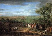 Adam Frans van der Meulen Louis XIV Arriving in the Camp in front of Maastricht Germany oil painting artist